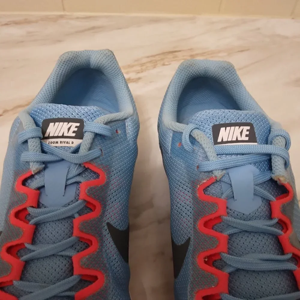 Nike | Zoom Rival D Racing Track Cleats Shoe Blue Women's | Size 9.5